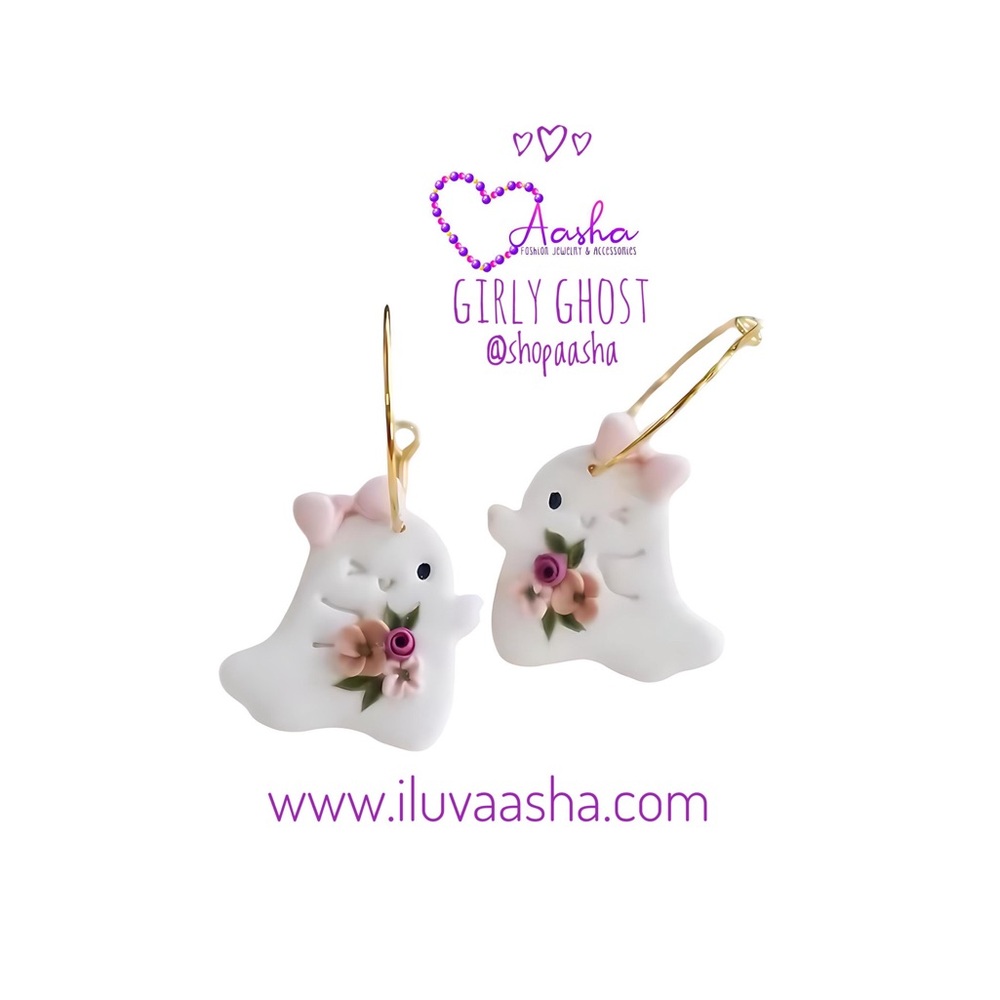Girly Ghost Earrings